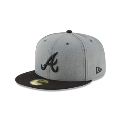 Sapca New Era Atlanta Braves MLB Storm Basic 59FIFTY Fitted - Gri